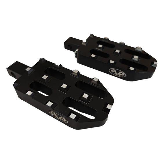 rider foot peg set. Black