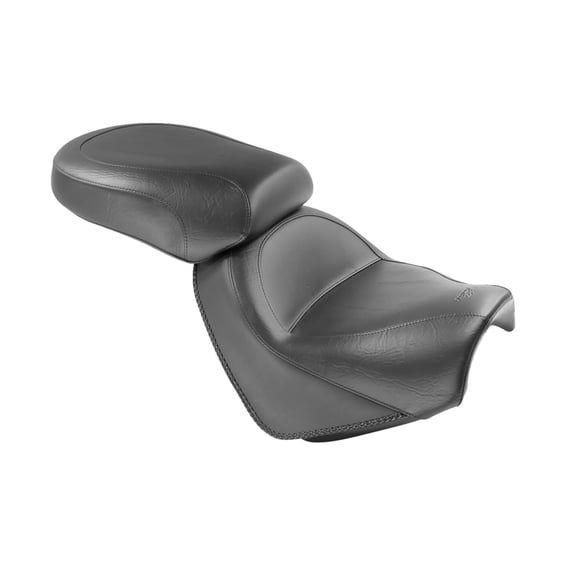 2-p wide touring vintage seat plain black