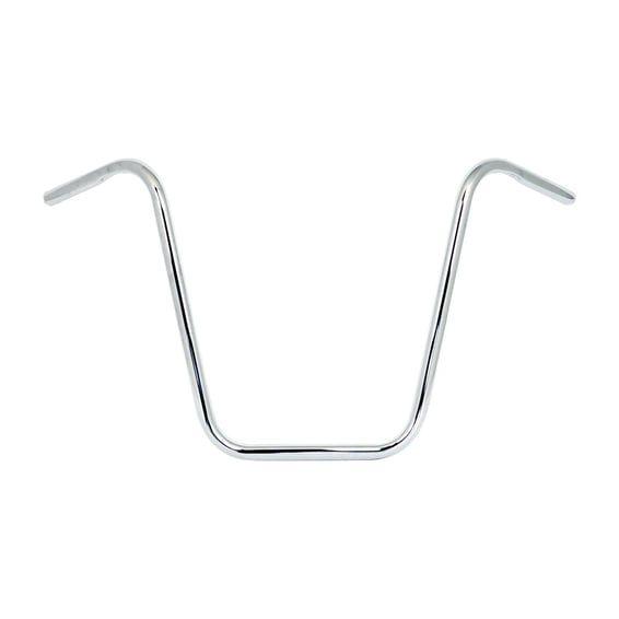 Apehanger handlebar, 18" rise, 1" chrome