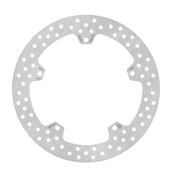 Halo' rigid brake rotor. Rear right