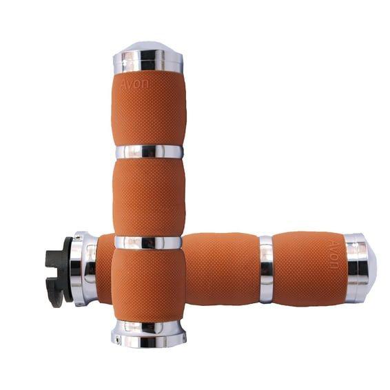 Avon air cushioned grips chrome tan