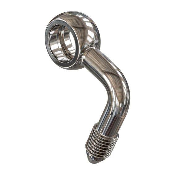 Slimline side banjo bolt 3/8" 90 degrees. SS