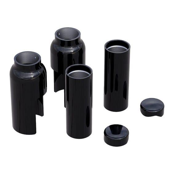 Fork Cover Kit, 6-piece. Black