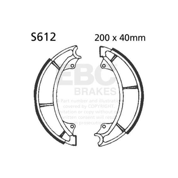 plain brake shoes