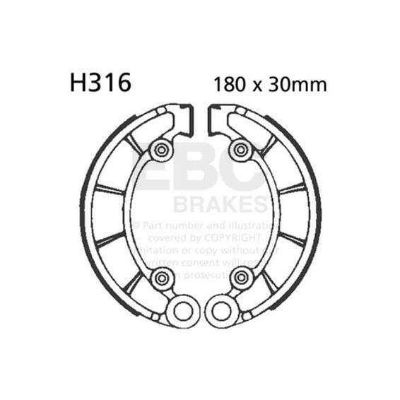 plain brake shoes