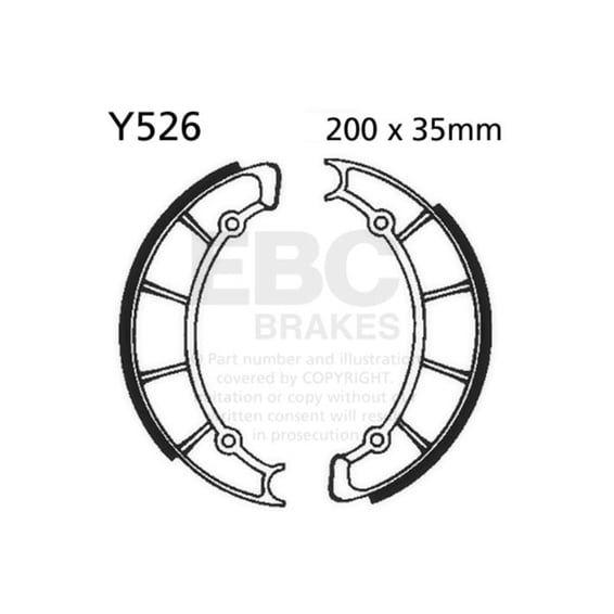 plain brake shoes