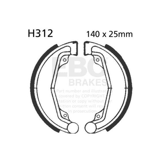 plain brake shoes
