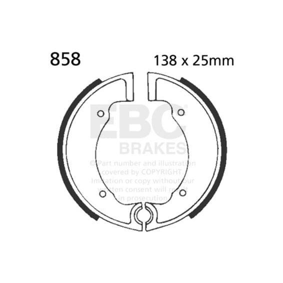 plain brake shoes