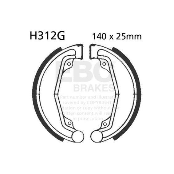 grooved brake shoes