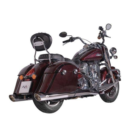 100mm Banger slip-on muffler set. Chrome