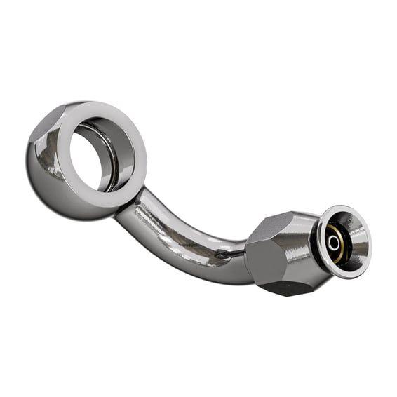banjo 3/8" 90 degrees. Stainless Steel