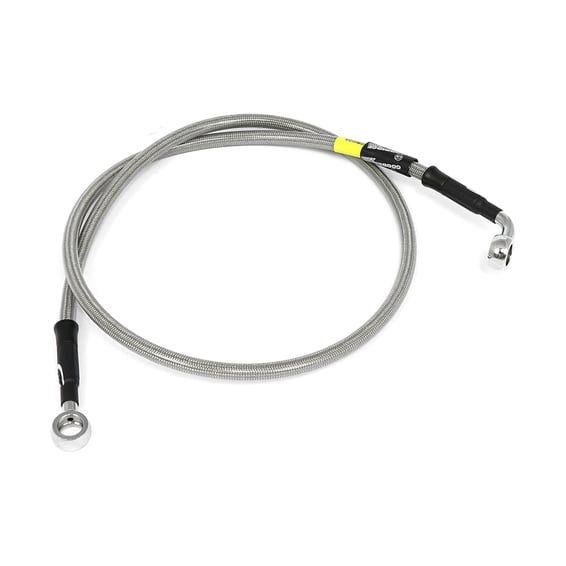 by Goodridge brake line front, stainless clear coated