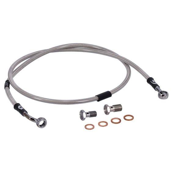 by Goodridge brake line front, stainless clear coated