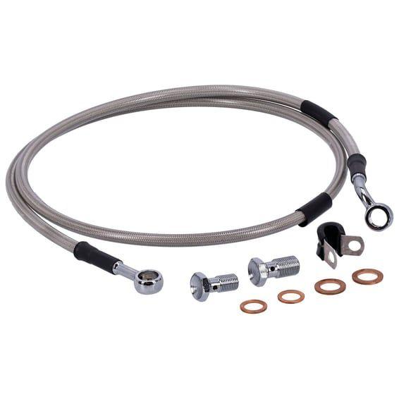 by Goodridge brake line front, stainless clear coated