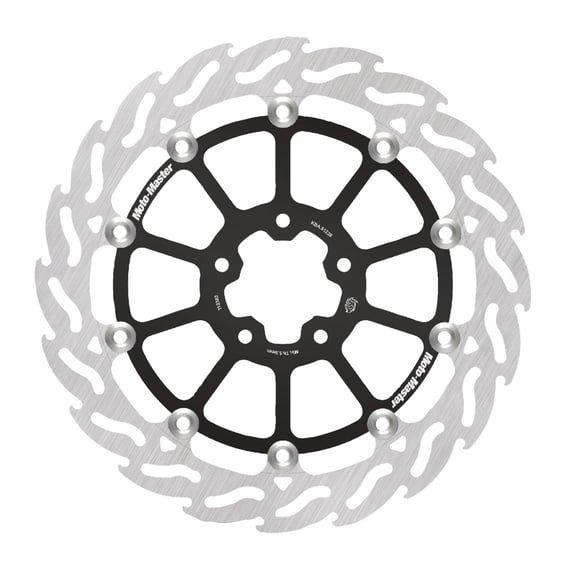 'Flame' floating brake rotor. Front left