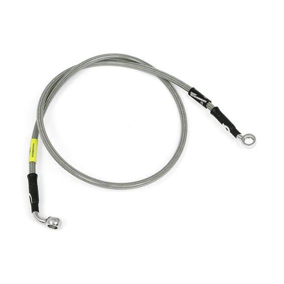 by Goodridge brake line front, stainless clear coated
