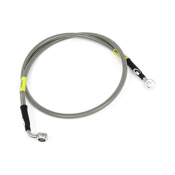 by Goodridge brake line front, stainless clear coated