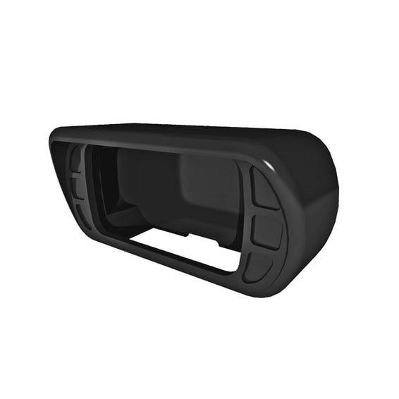 speedometer relocation housing. Black