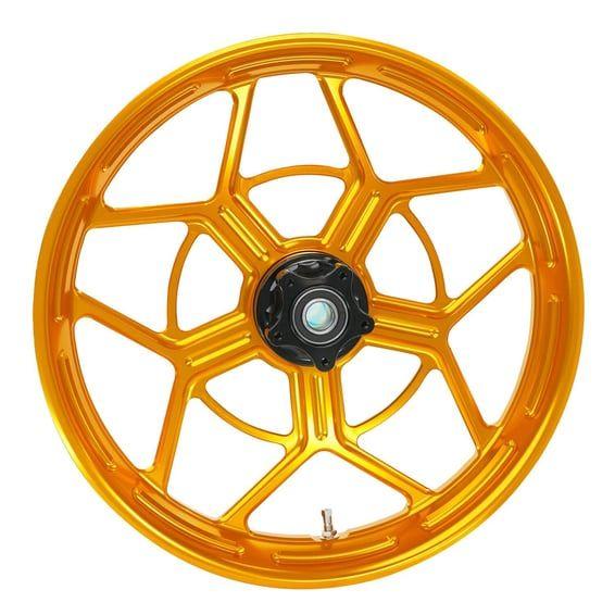 Speed 5 rim 18 x 5.5" . Front/Rear. Gold