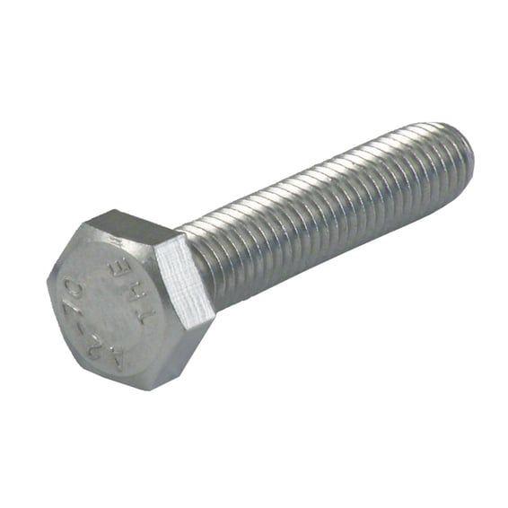 M10 x 60mm hex bolt, stainless