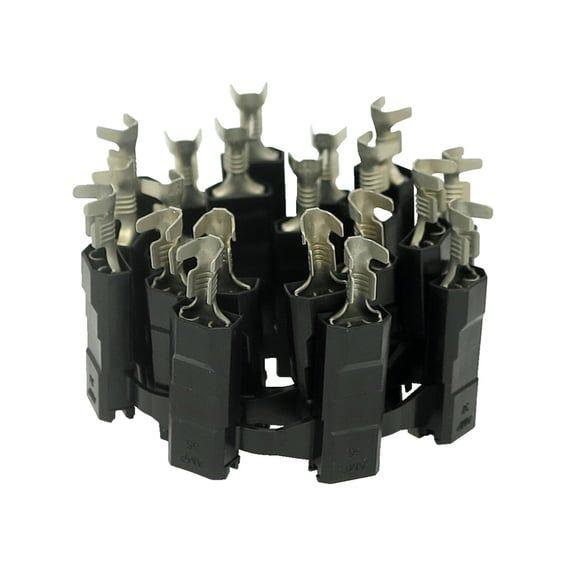 NAMZ, AMP .25" speaker terminals. Black