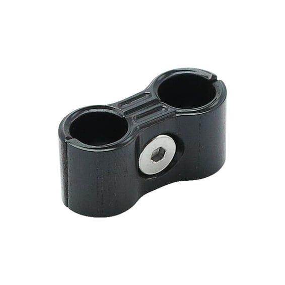 8mm spark plug wire separator. Grooved, black