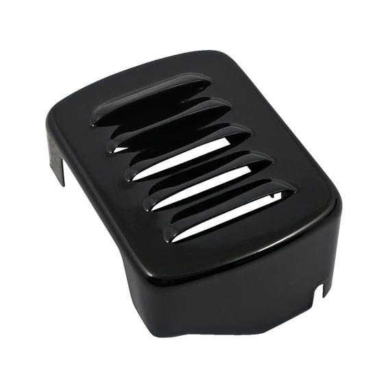 Custom coil cover, louvered. Black