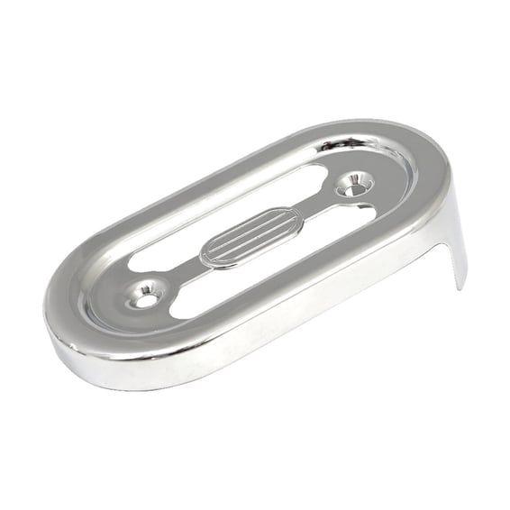 Voltage regulator/rectifier cover. Chrome