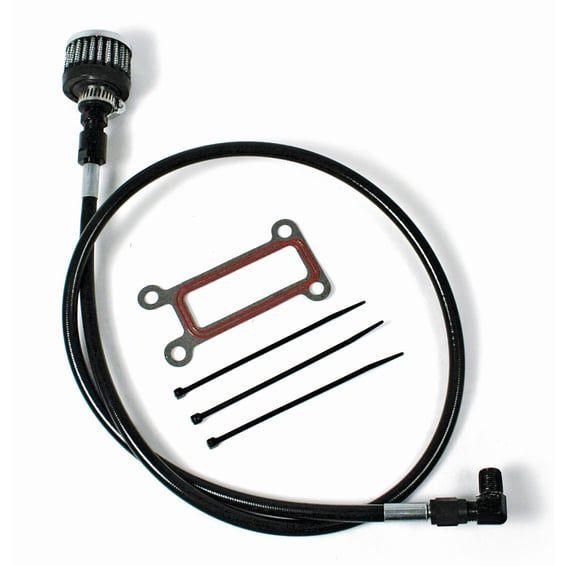 oil tank breather kit. Black. Touring