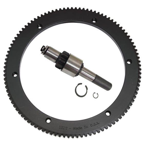 Starter ring gear & jackshaft kit, 84t