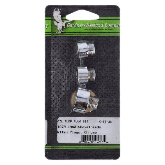 Oil pump & crankcase plug set, allen