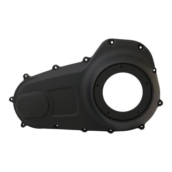 Outer primary cover, narrow profile. Black