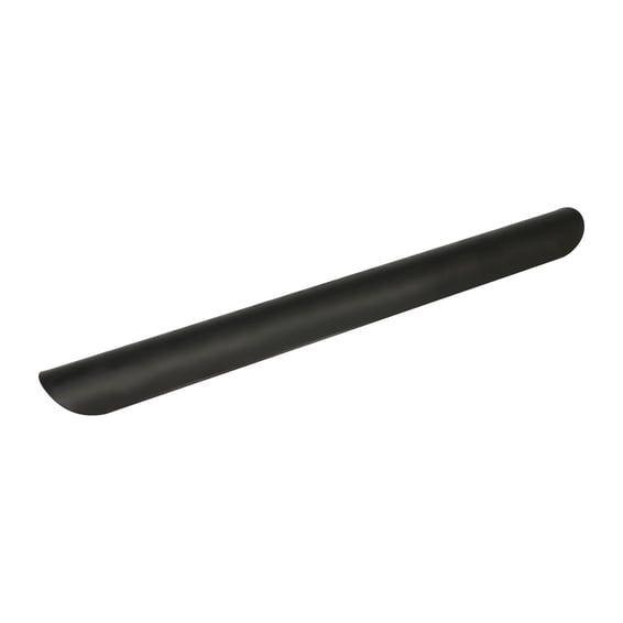 Universal smooth heat shield 18" long black