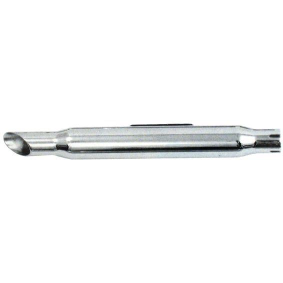 Shorty Slash cut universal muffler. 22" long