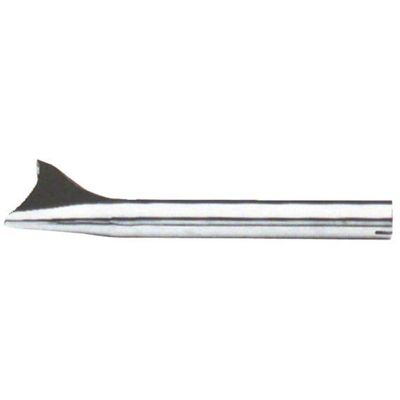 Fishtail extension. 31" long. Chrome
