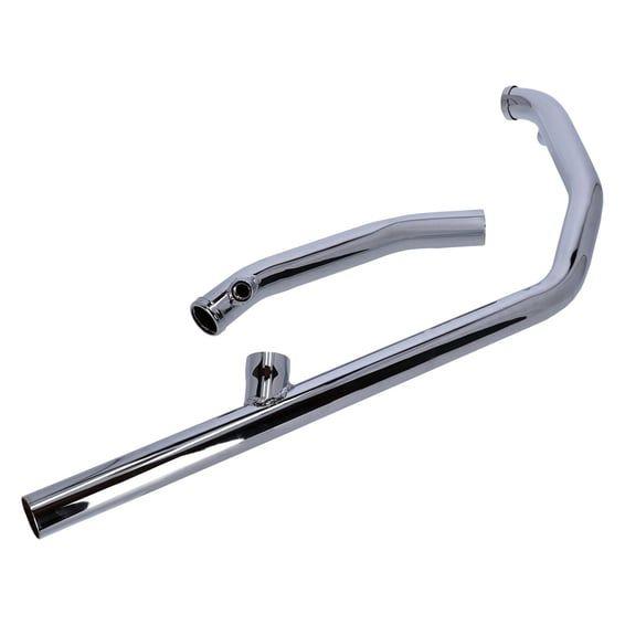 2 into 1 head pipes. Chrome