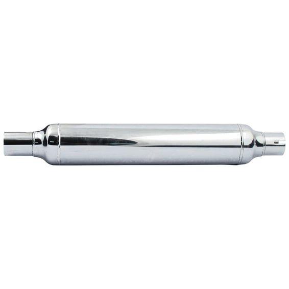 58-E78 OEM style Cigar type muffler 22" long chrome