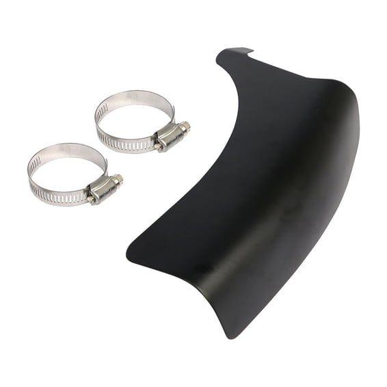 FL Shovel horizontal crossover heat shield black