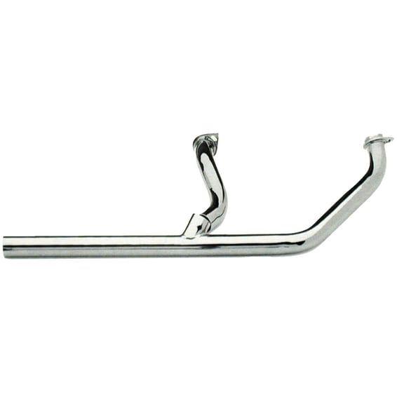 2 into 1 head pipes. Chrome