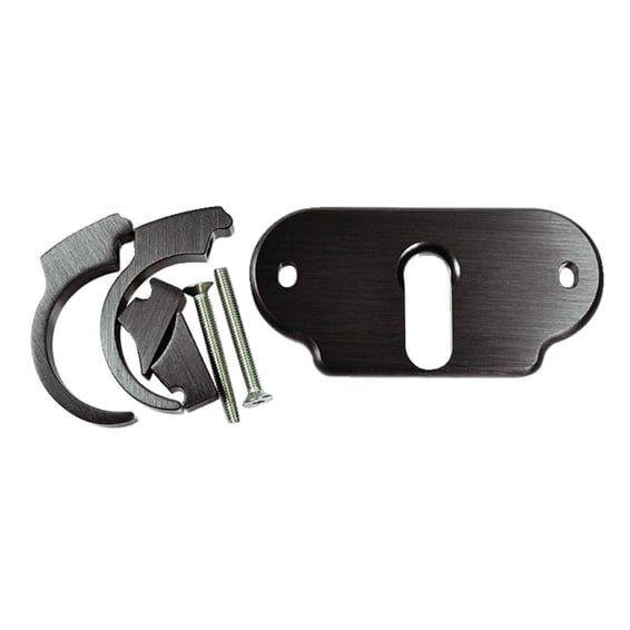 MSM combi bracket clip kit. 22mm. Black
