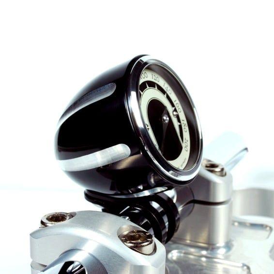 Tiny mount cup 'Grooved' 22mm. Black CC