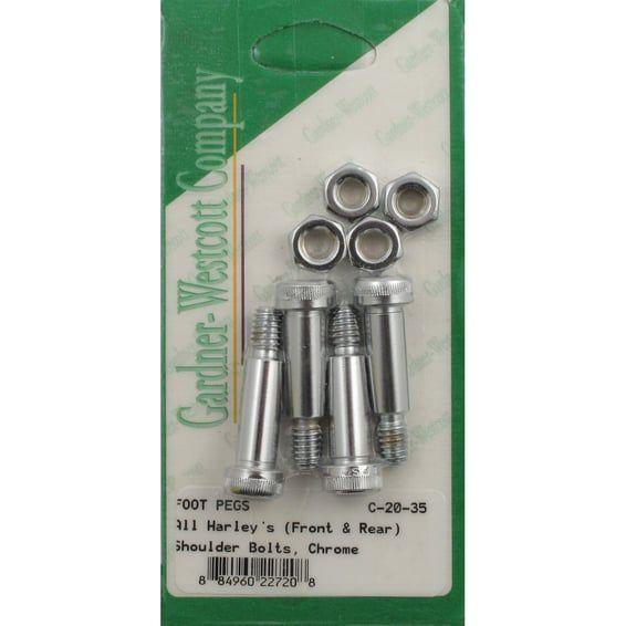 foot peg mount kit. Chrome