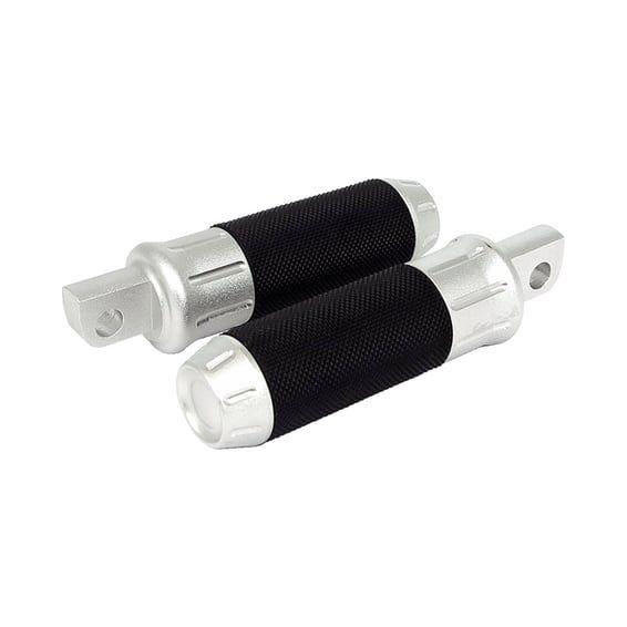 Cobra footpegs. shot peened chrome