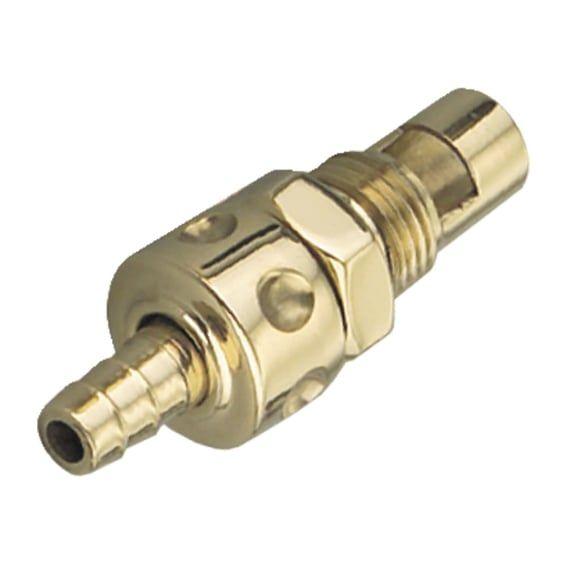 in-line fuel valve for S&S B carb. Brass