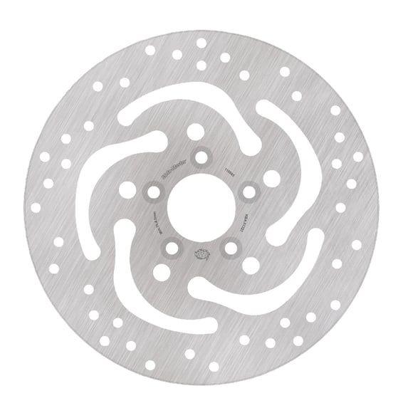 'Halo' rigid brake rotor. Left side rear