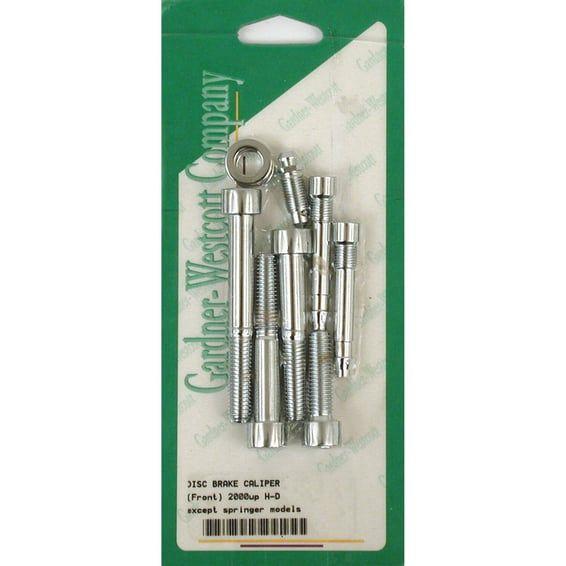 Caliper mount kit, front. pol.chr.allen