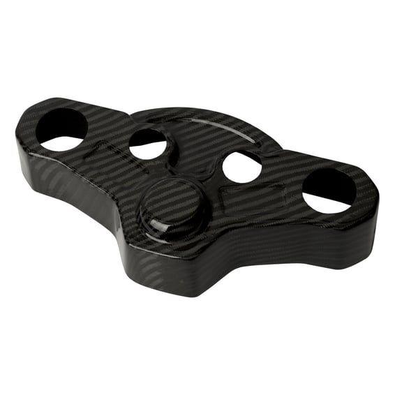 carbon fiber top triple tree cover. Woven