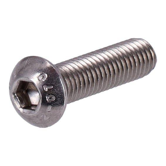 M8 x 12mm buttonhead bolt, stainless