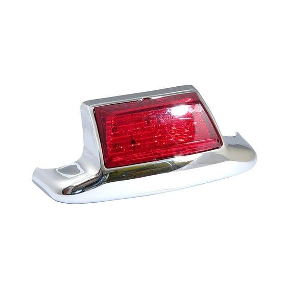 Fender tip with light, rear