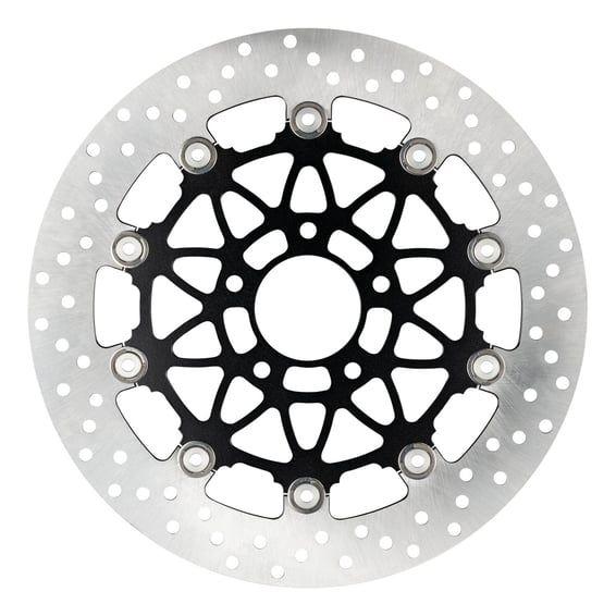 floating brake disc rear. Round. Black